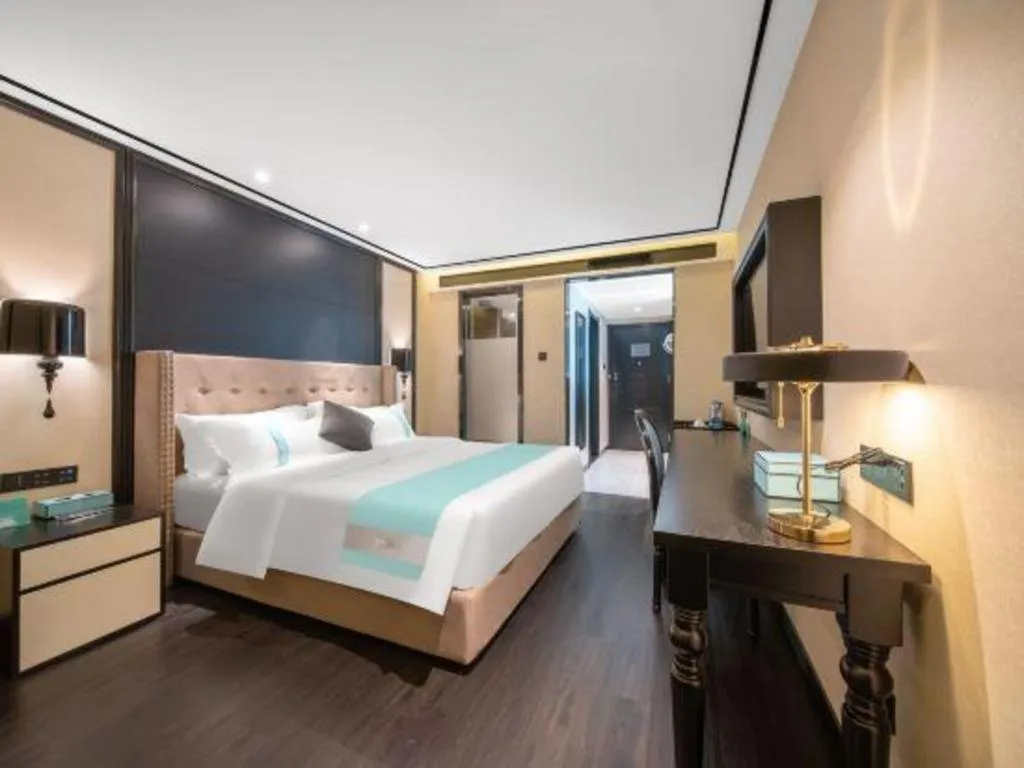 Bed in Xana Hotelle Jinan Daminghu North Gate