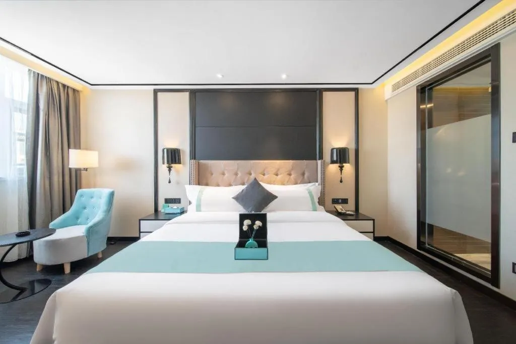 Bed in Xana Hotelle Jinan Daminghu North Gate