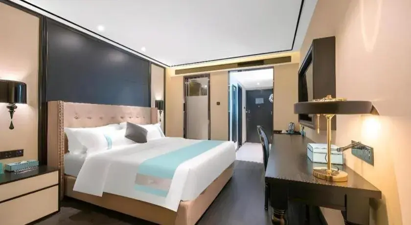 Bed in Xana Hotelle Jinan Daminghu North Gate Bed in Xana Hotelle Jinan Daminghu North Gate