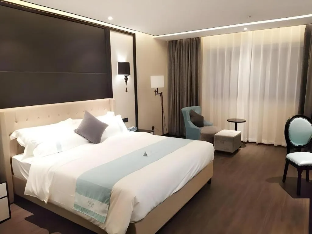 Bed in Xana Hotelle Jinan Daminghu North Gate