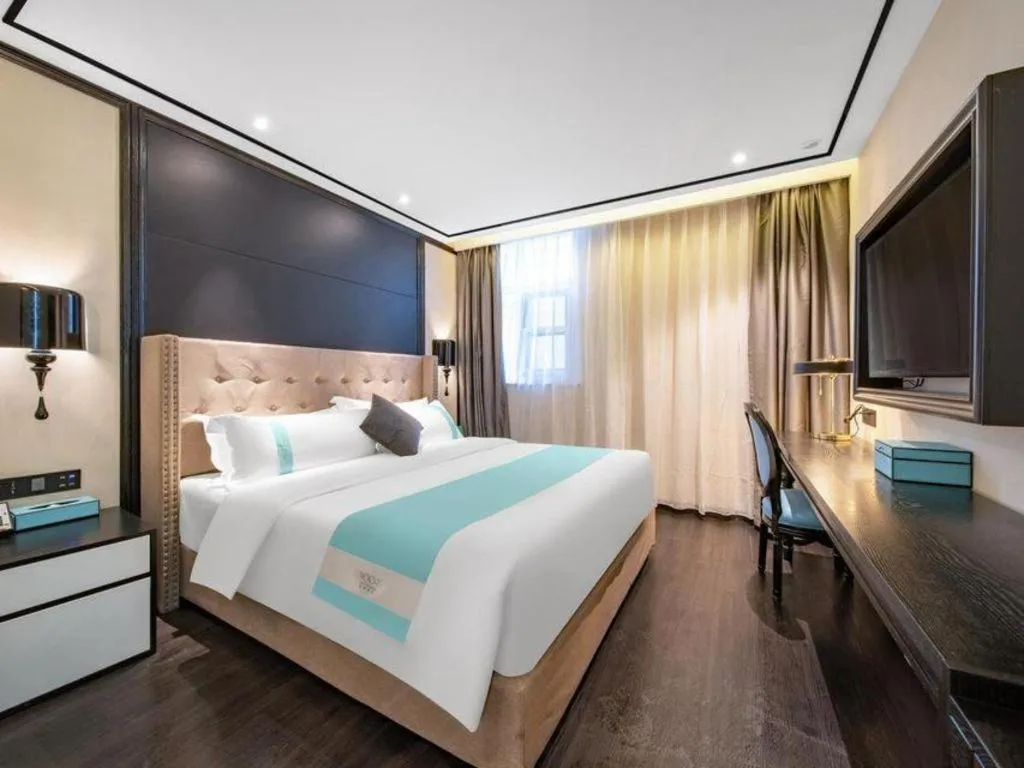 Bed in Xana Hotelle Jinan Daminghu North Gate