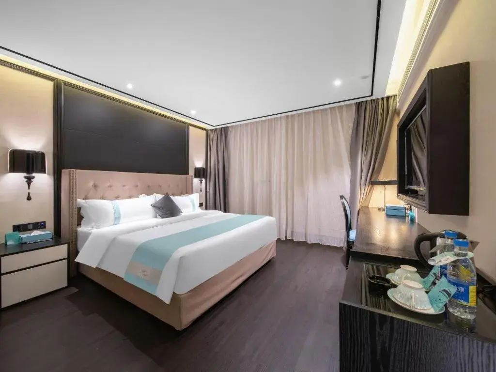 Bed in Xana Hotelle Jinan Daminghu North Gate Bed in Xana Hotelle Jinan Daminghu North Gate