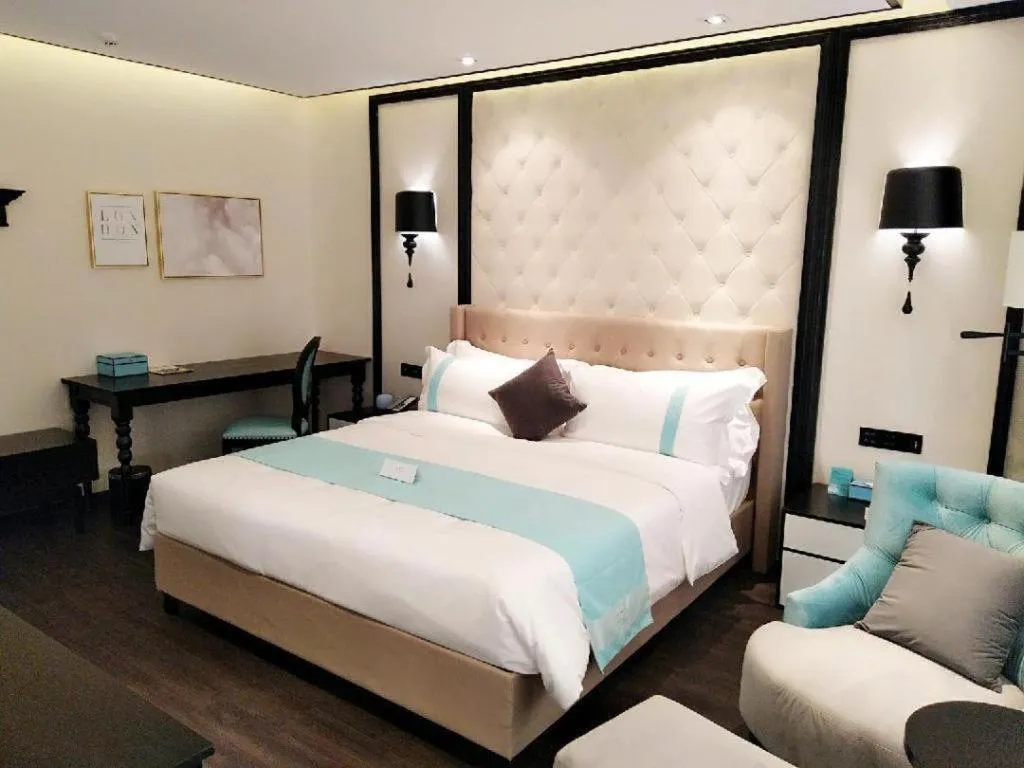 Bed in Xana Hotelle Jinan Daminghu North Gate