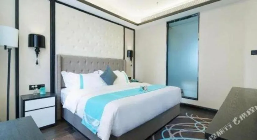 Bed in Xana Hotelle Jinan Daminghu North Gate