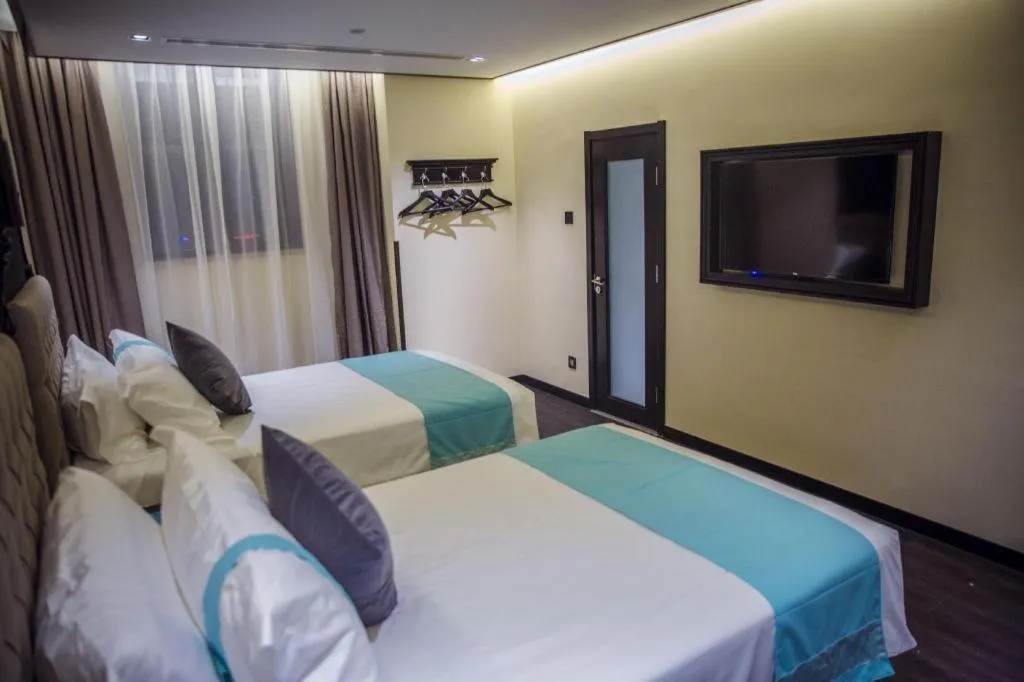 Bed in Xana Hotelle Beijing Olympic Park South Lishuiqiao Metro Station