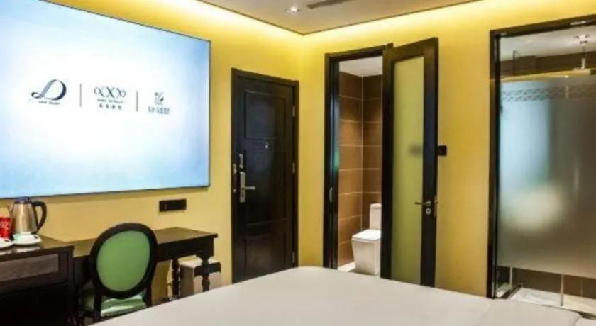 Bed in Xana Hotelle Beijing Olympic Park South Lishuiqiao Metro Station