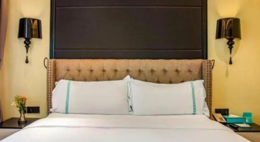 Bed in Xana Hotelle Beijing Olympic Park South Lishuiqiao Metro Station