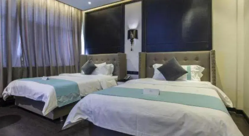 Bed in Xana Hotelle Shihezi Junken Museum Branch Bed in Xana Hotelle Shihezi Junken Museum Branch