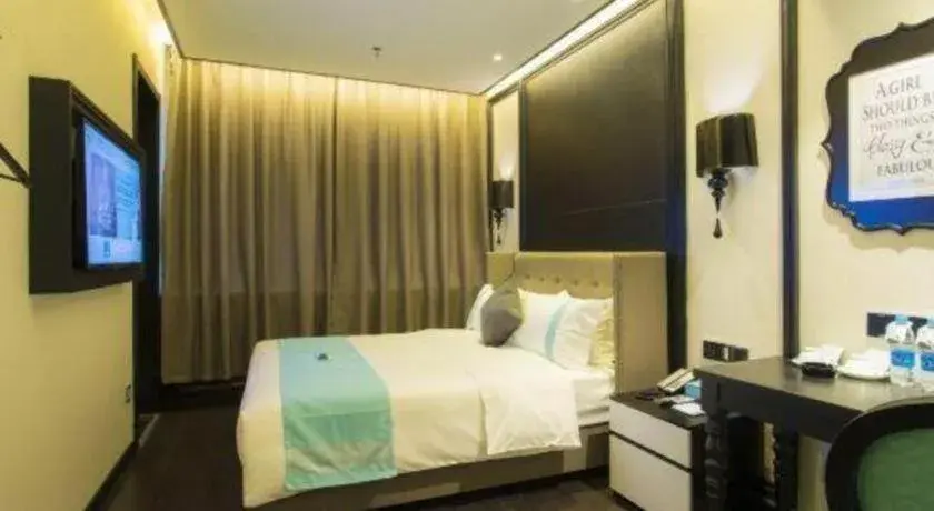 Bed in Xana Hotelle Shihezi Junken Museum Branch Bed in Xana Hotelle Shihezi Junken Museum Branch