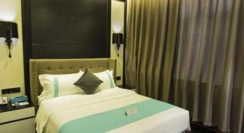 Bed in Xana Hotelle Shihezi Junken Museum Branch Bed in Xana Hotelle Shihezi Junken Museum Branch