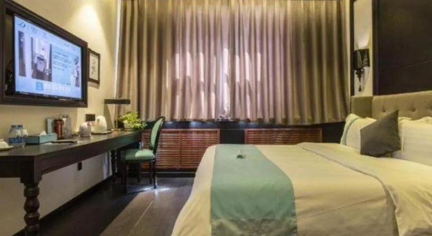 Bed in Xana Hotelle Shihezi Junken Museum Branch