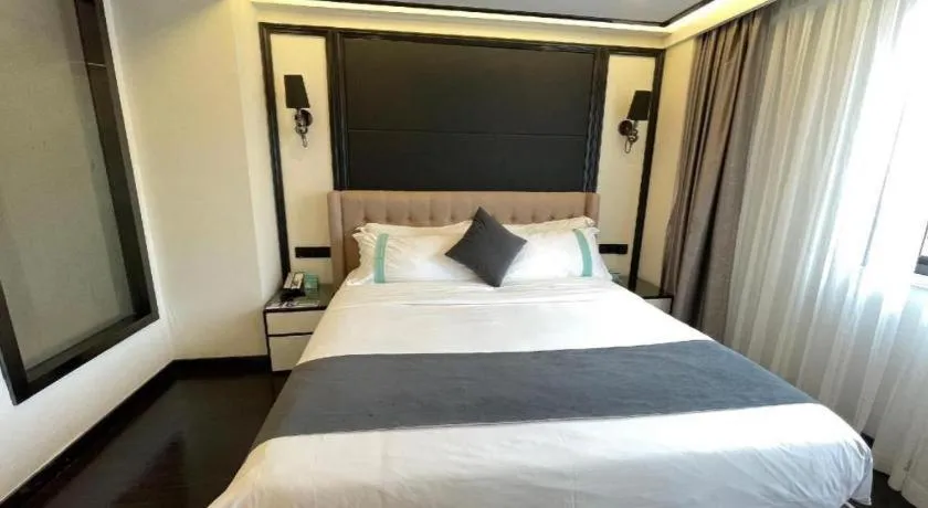 Bed in Xana Hotelle Xiamen Airport Zone Government