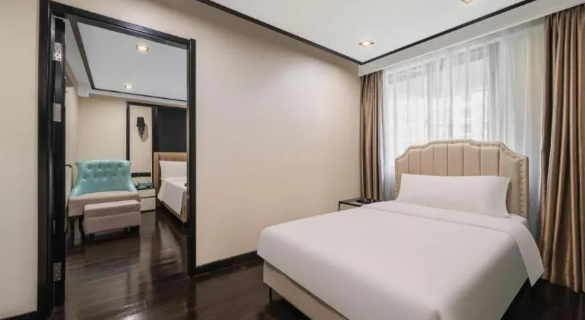 Bed in Xana Hotelle Xiamen Airport Zone Government