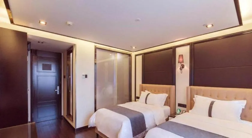 Bed in Xana Hotelle Xiamen Airport Zone Government