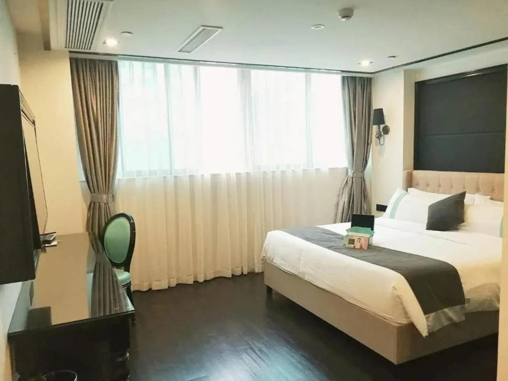 Bed in Xana Hotelle Xiamen Airport Zone Government