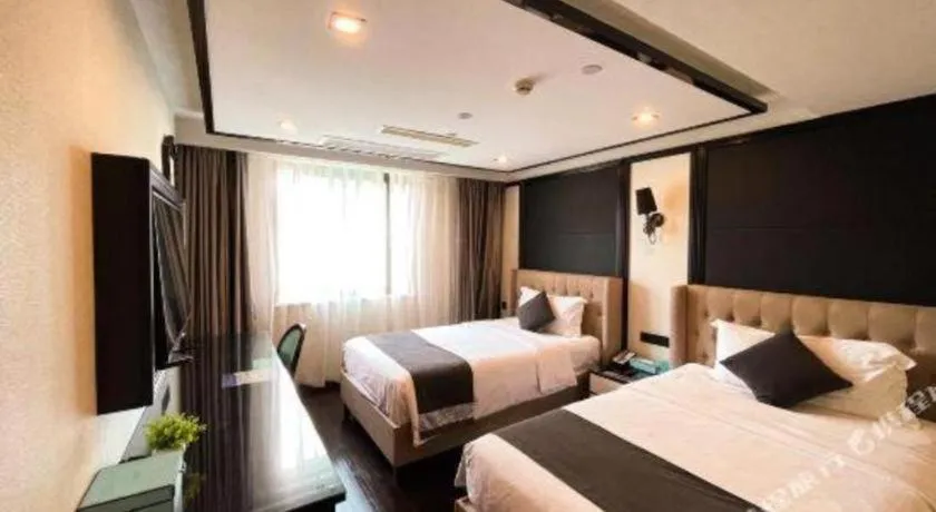 Bed in Xana Hotelle Xiamen Airport Zone Government