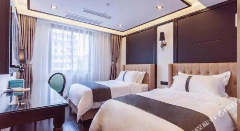 Bed in Xana Hotelle Xiamen Airport Zone Government