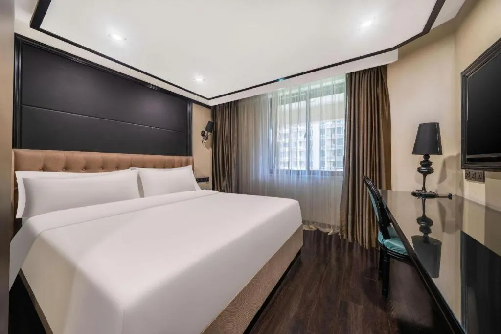 Bed in Xana Hotelle Xiamen Airport Zone Government