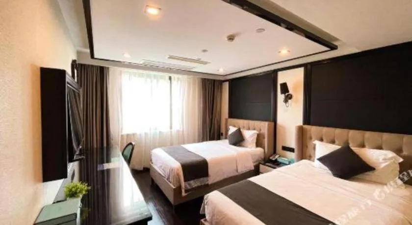 Bed in Xana Hotelle Xiamen Airport Zone Government