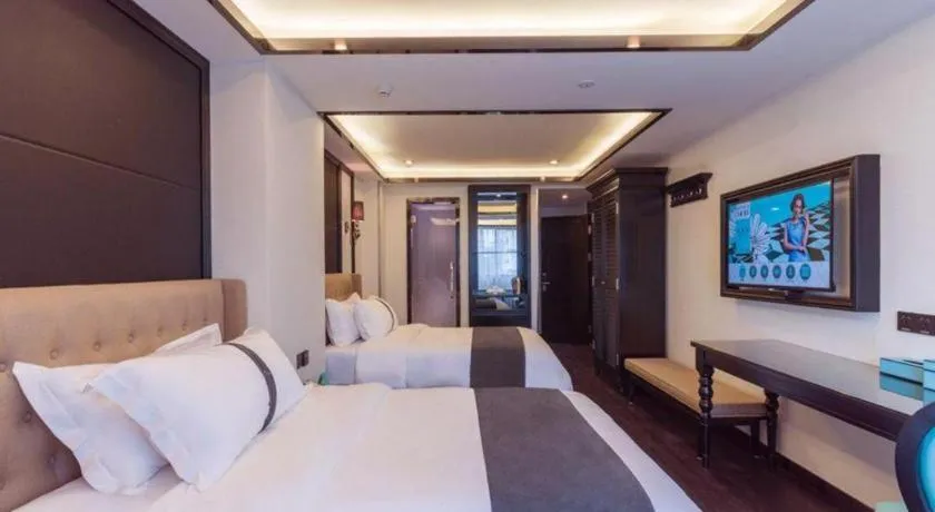 Bed in Xana Hotelle Xiamen Airport Zone Government