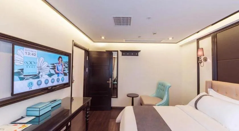 Bed in Xana Hotelle Xiamen Airport Zone Government