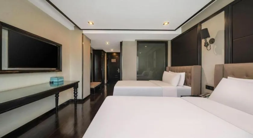 Bed in Xana Hotelle Xiamen Airport Zone Government