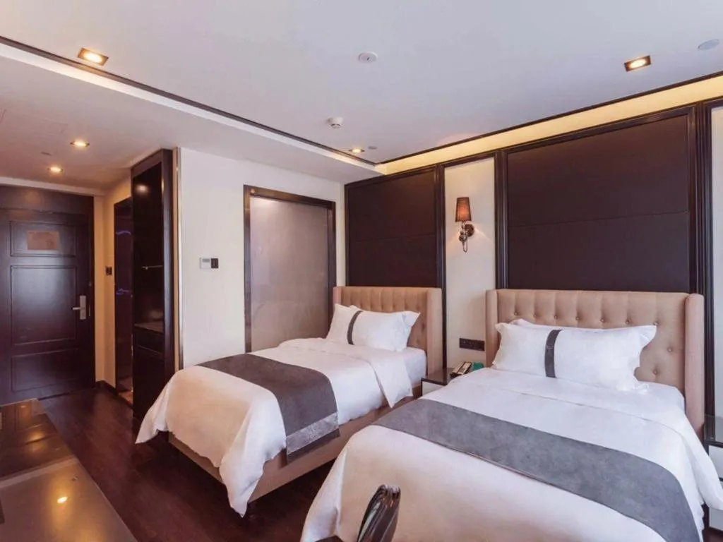 Bed in Xana Hotelle Xiamen Airport Zone Government