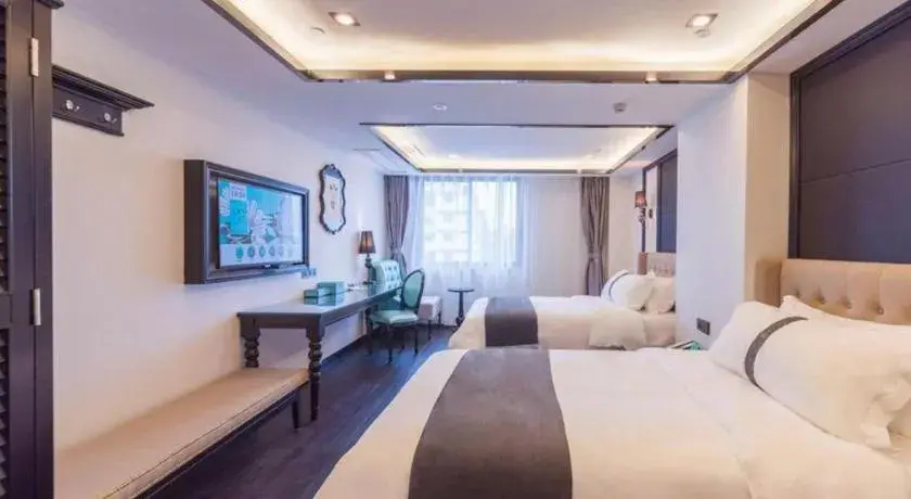 Bed in Xana Hotelle Xiamen Airport Zone Government Bed in Xana Hotelle Xiamen Airport Zone Government
