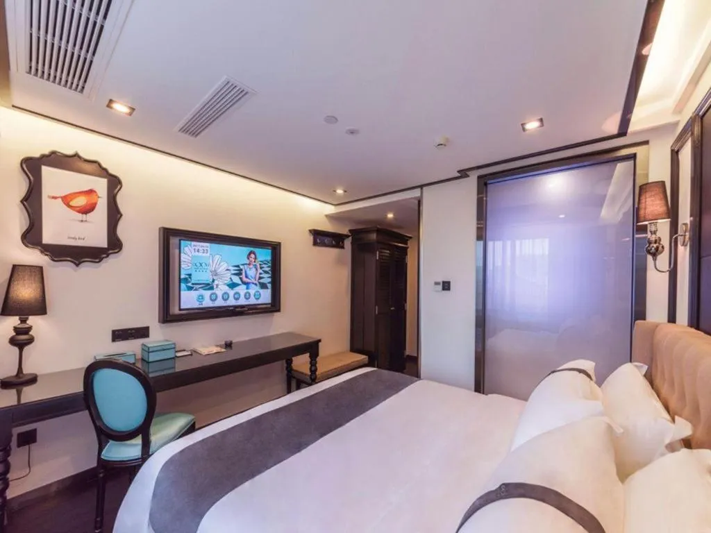 Bed in Xana Hotelle Xiamen Airport Zone Government