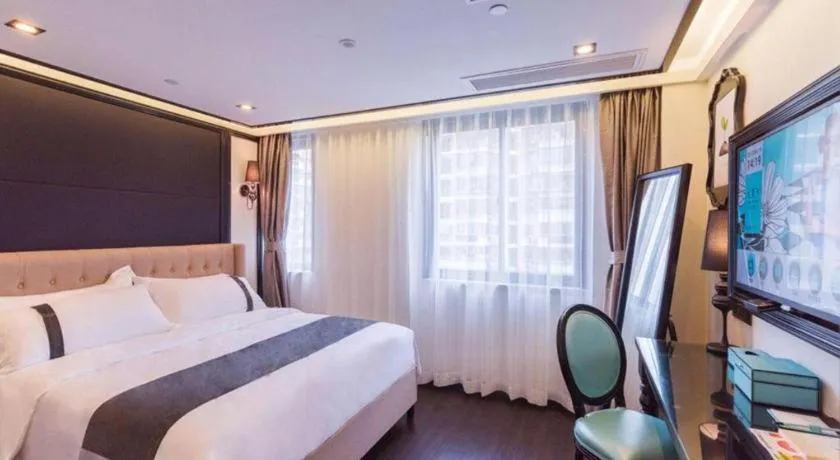 Bed in Xana Hotelle Xiamen Airport Zone Government