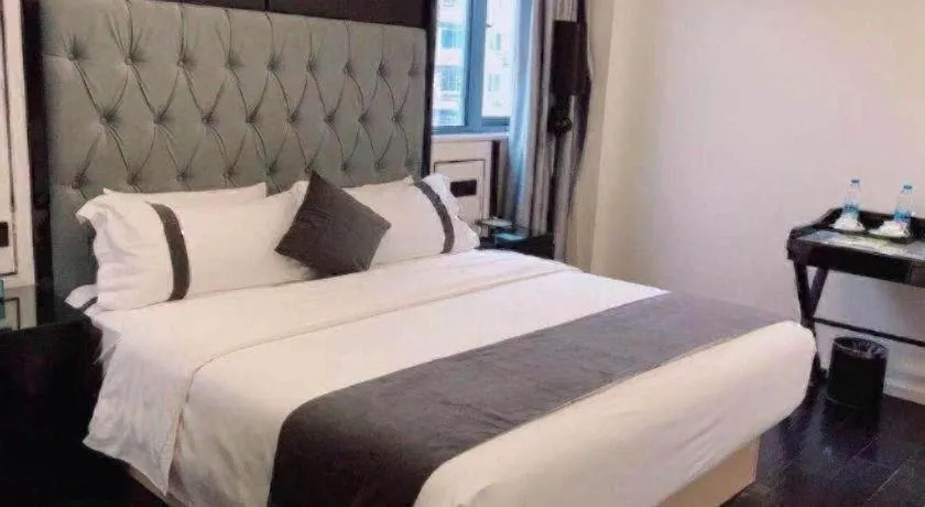 Bed in Xana Hotelle Neijiang City Center Branch