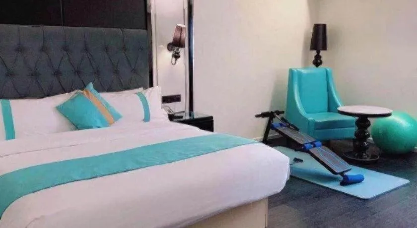 Bed in Xana Hotelle Neijiang City Center Branch