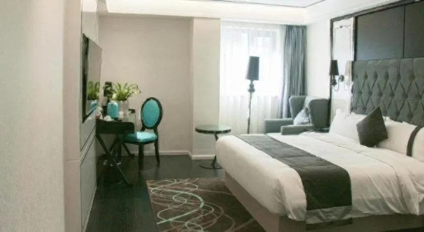 Bed in Xana Hotelle Neijiang City Center Branch