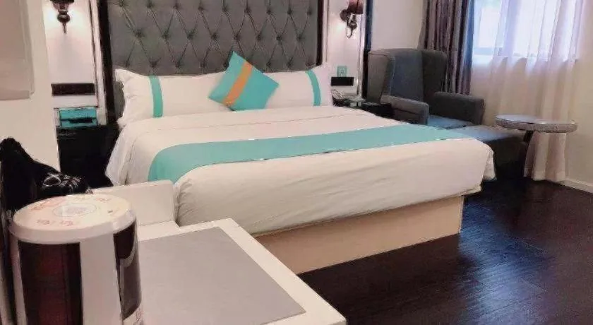 Bed in Xana Hotelle Neijiang City Center Branch
