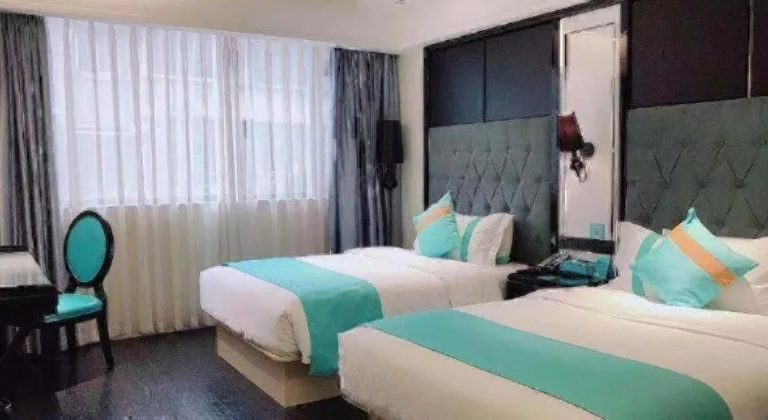 Bed in Xana Hotelle Neijiang City Center Branch