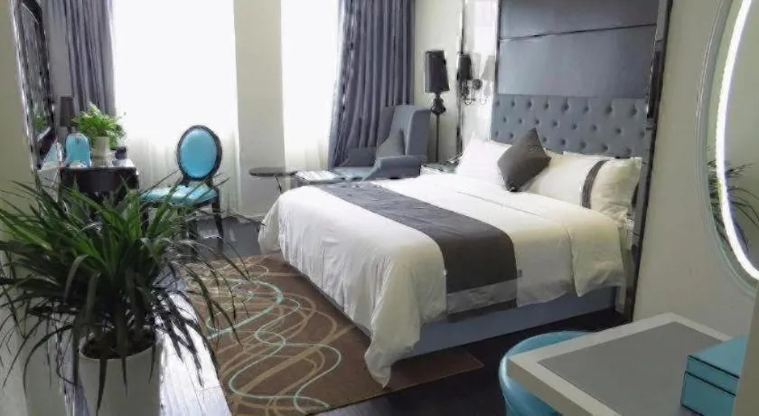 Bed in Xana Hotelle Neijiang City Center Branch