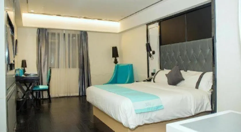 Bed in Xana Hotelle Neijiang City Center Branch