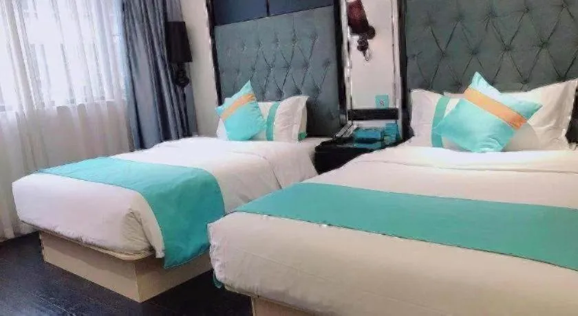 Bed in Xana Hotelle Neijiang City Center Branch