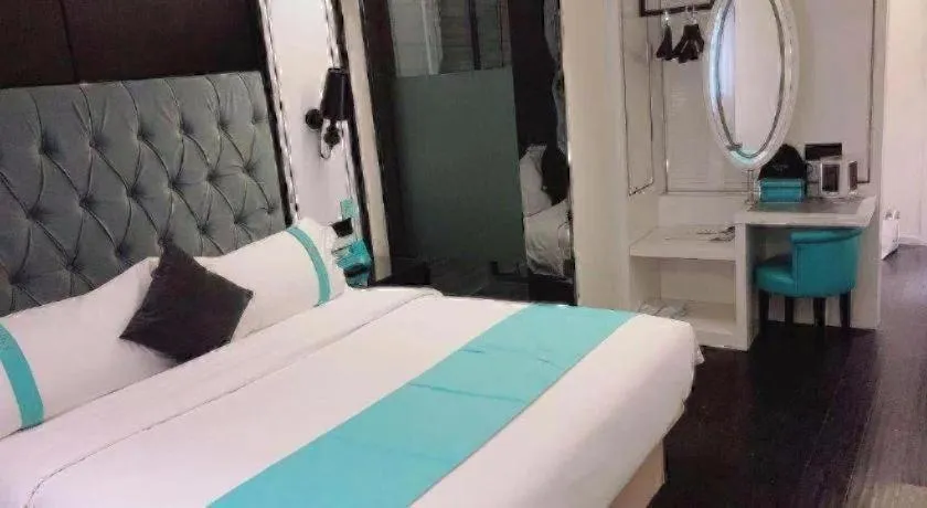 Bed in Xana Hotelle Neijiang City Center Branch