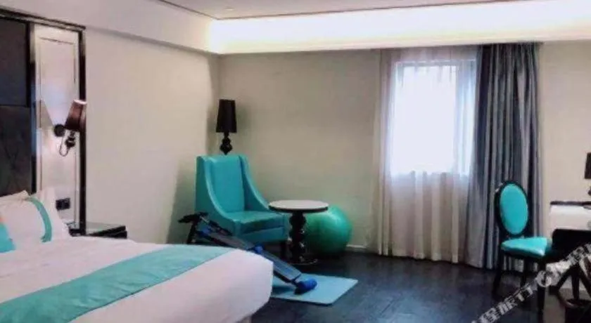 Bed in Xana Hotelle Neijiang City Center Branch