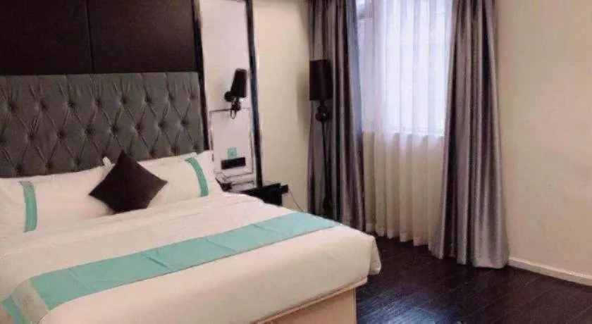 Bed in Xana Hotelle Neijiang City Center Branch