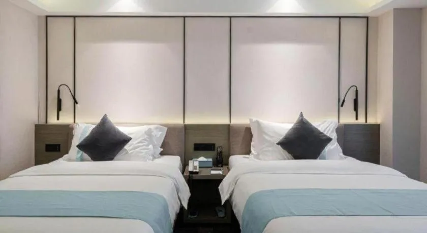 Bed in Xana Lite Guiyang Huaguoyuan Shuangzi Towers