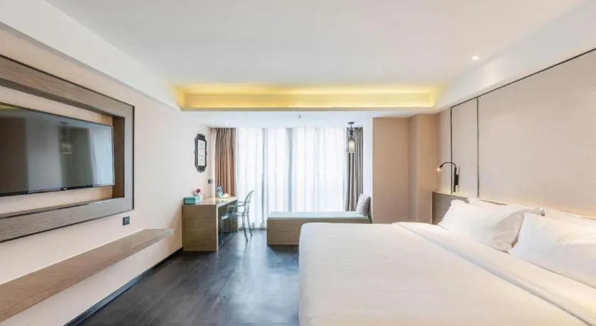 Bed in Xana Lite Guiyang Huaguoyuan Shuangzi Towers