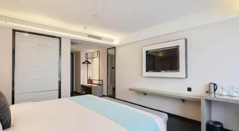 Bed in Xana Lite Guiyang Huaguoyuan Shuangzi Towers