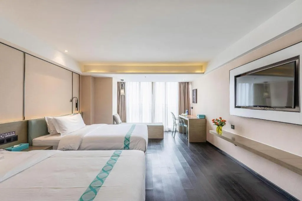 Bed in Xana Lite Guiyang Huaguoyuan Shuangzi Towers