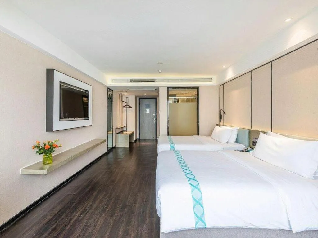 Bed in Xana Lite Guiyang Huaguoyuan Shuangzi Towers