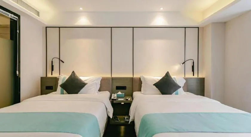 Bed in Xana Lite Guiyang Huaguoyuan Shuangzi Towers