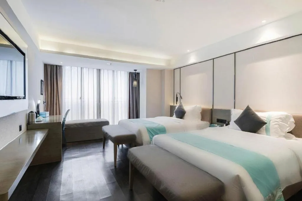 Bed in Xana Lite Guiyang Huaguoyuan Shuangzi Towers