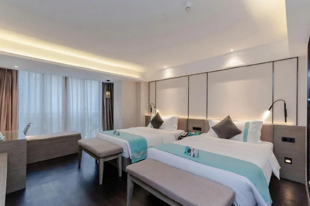 Bed in Xana Lite Guiyang Huaguoyuan Shuangzi Towers