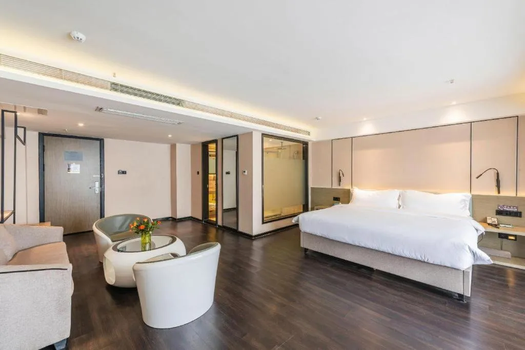 Bed in Xana Lite Guiyang Huaguoyuan Shuangzi Towers